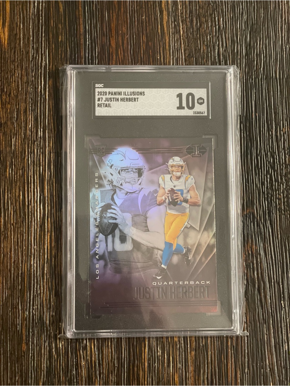 Justin Herbert Rookie card